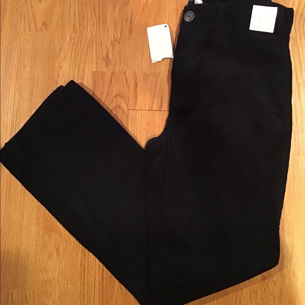 New Gymboree boys corduroy black pants